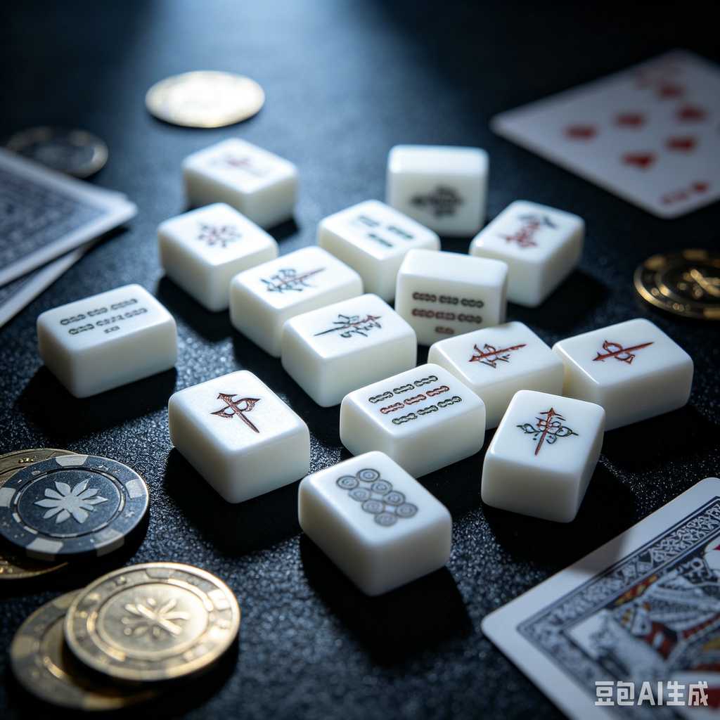 trendy color mahjong set