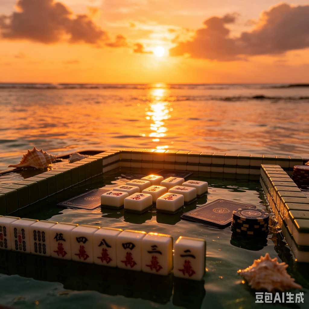 decorative mahjong tiles set
